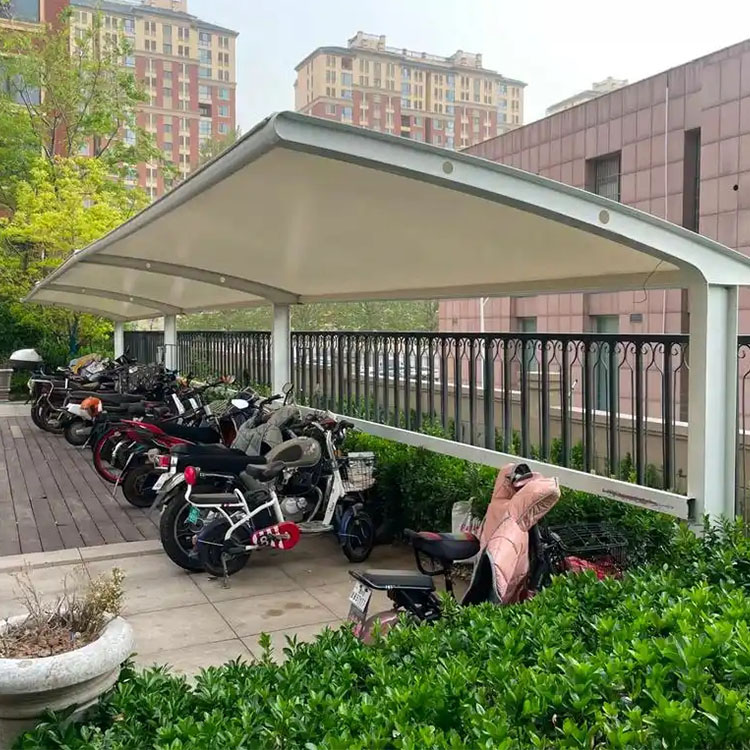 民权县膜结构电动车棚