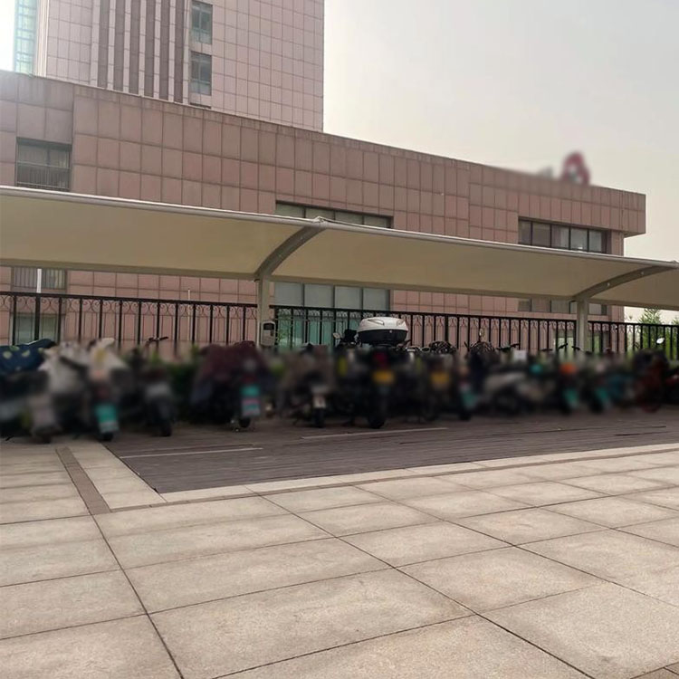 民权县膜结构电动车棚